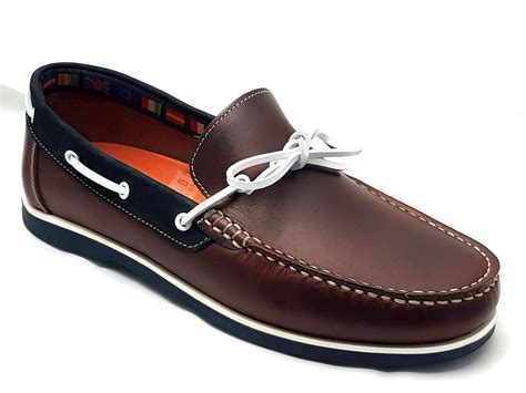 leather boat shoes with fake laces that slip on|The 5 Best Shoes for Boating in Comfort and Style  .